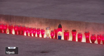 Paljenje svijeća u čast Vukovara i Škabrnje