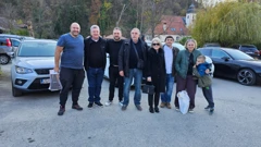 Tomislav Kuljis con su familia en Croacia, Foto: fotografía cedida/Tomislav Kuljis