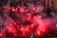 Doček srebrnih rukometaša na Trgu bana Jelačića, Foto: Luka Stanzl/PIXSELL