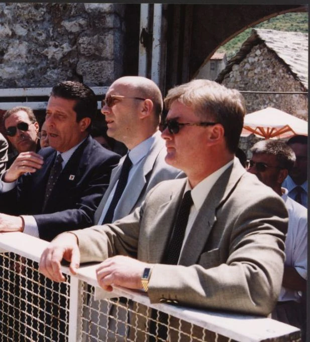 Mayor i Prskalo na Starom mostu 1999. g.