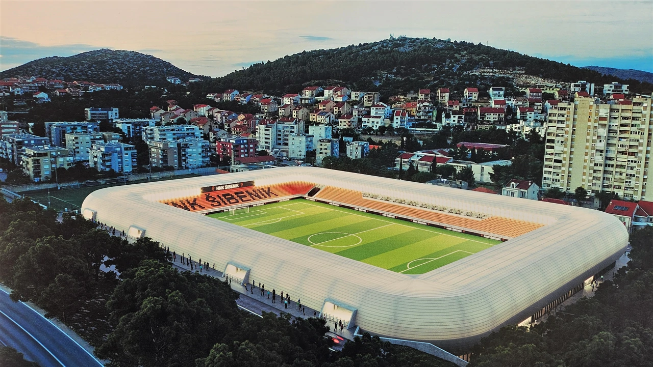 Novi stadion na Šubićevcu - idejno rješenje, Foto: H. Gunjača/HRT