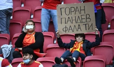Makedonski navijači na Johan Cruijff Areni, Foto: Piroschka Van De Wouw/Pool via REUTERS