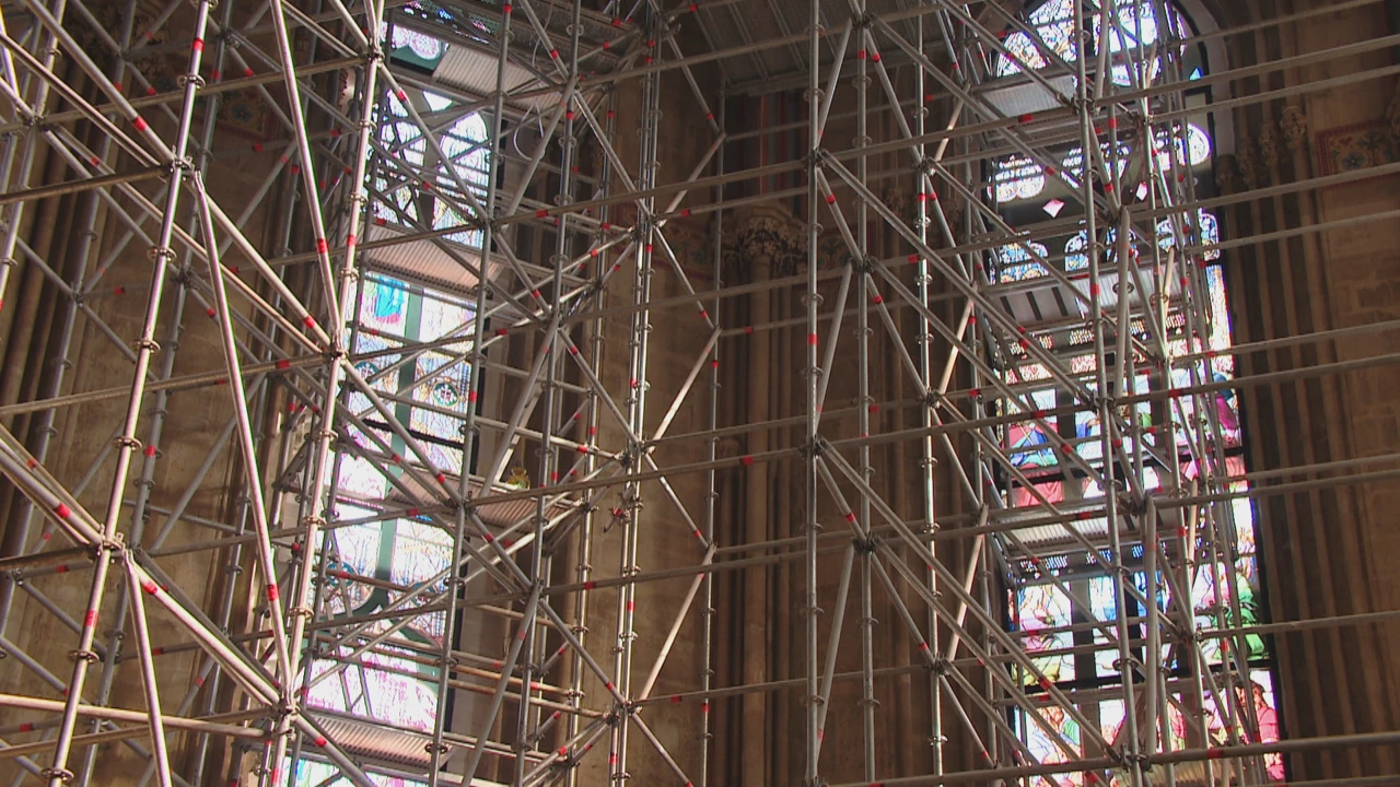 Ojačani svodovi i zidovi zagrebačke katedrale, Foto: HTV/HRT