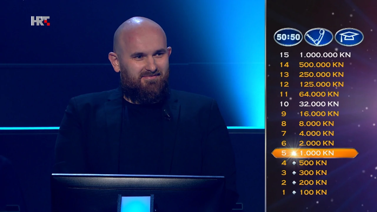 Igor Ilić Balen , Foto: Tko želi biti milijunaš?/HRT