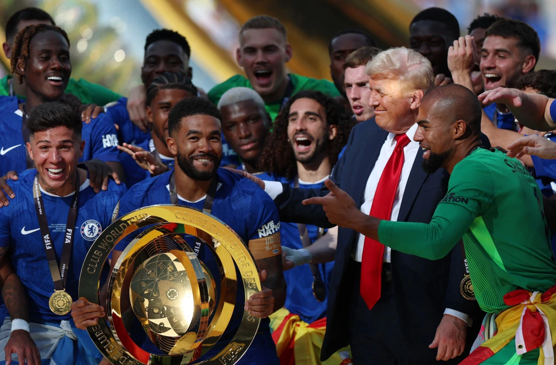 Slavlje igrača Chelseaja s predsjednikom Trumpom
