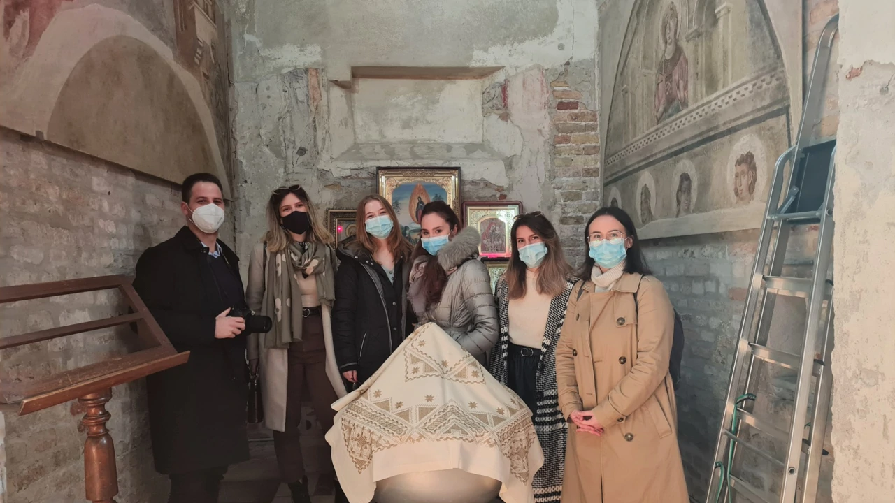 Istraživački tim u crkvi San Zan Degolà u Veneciji, Foto: -/Odsjek za povijest umjetnosti, Filozofski fakultet u Rijeci