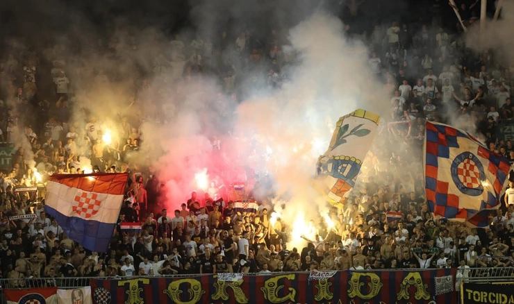 Torcida na utakmici s Istrom 1961