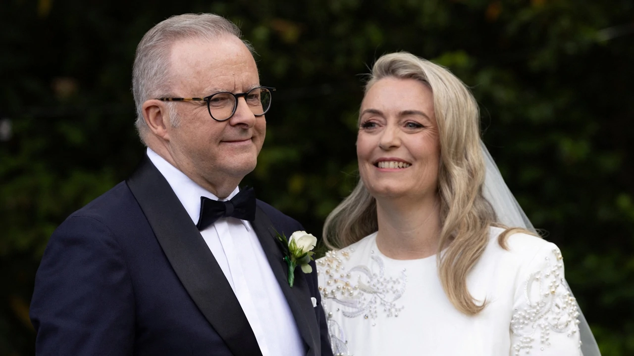 Anthony Albanese i Jodie Haydon