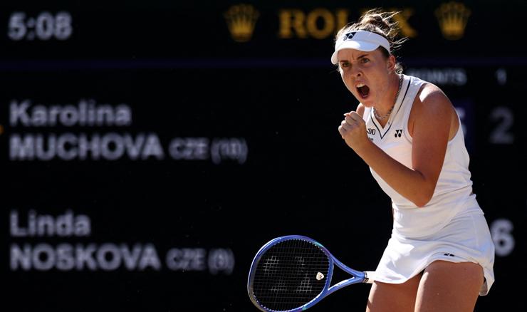 Noskova u češkom finalu do titule u Wimbledonu