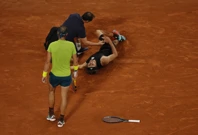 Teška ozljeda Zvereva, Foto: Gonzalo Fuentes/REUTERS