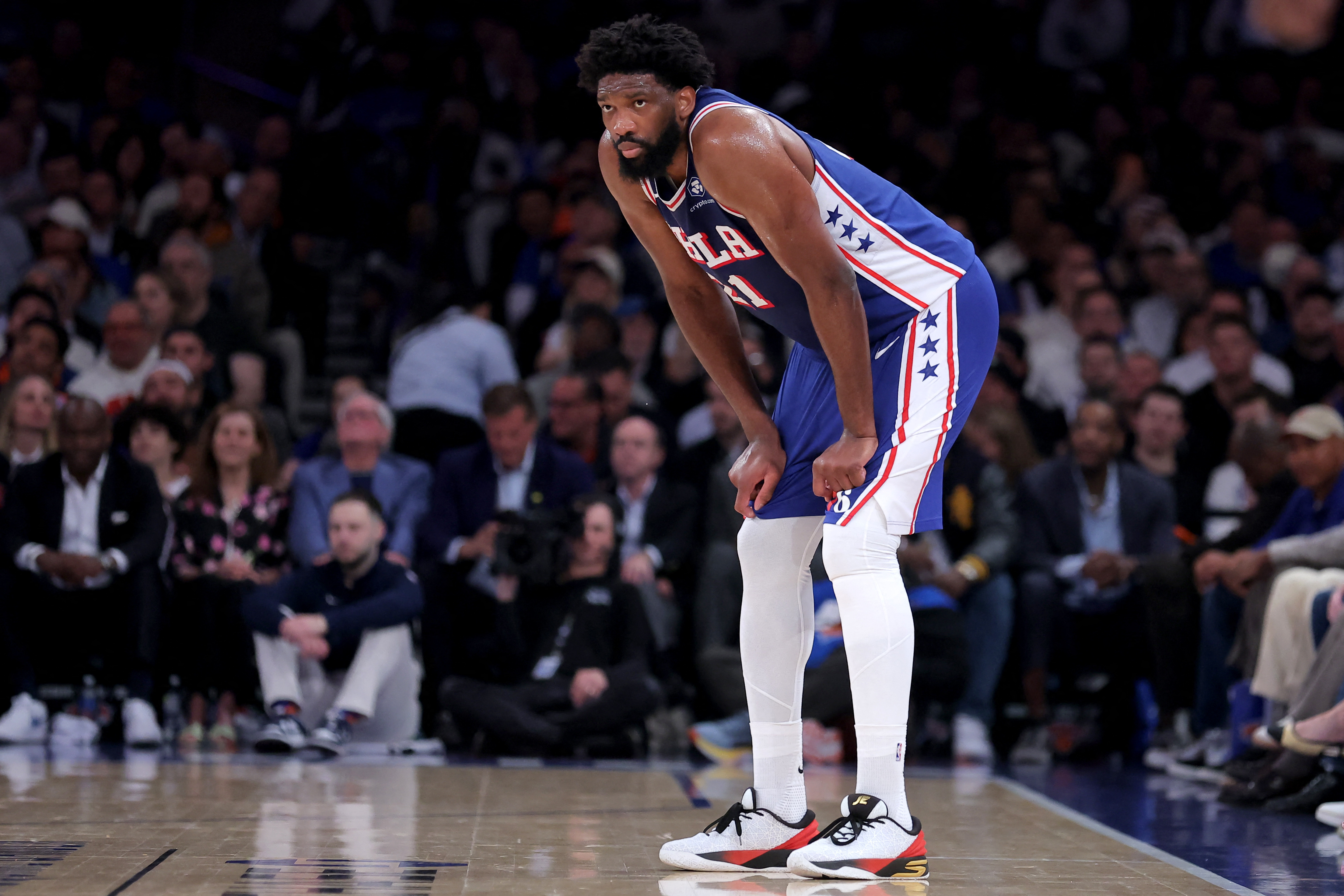 2026 05 05t020542z 466263712 mt1usatoday28880951 rtrmadp 3 nba playoffs philadelphia 76ers at new york knicks 20260507143307