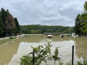 U Sisku je puknuo privremeni nasip uz Savu, Foto: Boris Kanazir/HRT