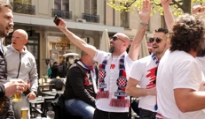 Navijači Hajduka u Ženevi , Foto: Luka Stanzl/PIXSELL