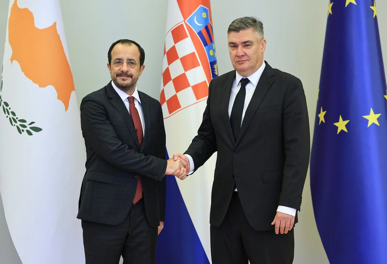  Predsjednik Zoran Milanović sastao se s predsjednikom Cipra