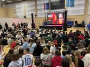 S dočeka Dina Slavića u Matuljima, Foto: Vladimir Jurić/Radio Rijeka
