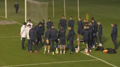Trening hrvatske nogometne reprezentacije