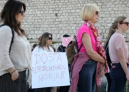 Prosvjed u Šibeniku, Foto: Dusko Jaramaz/PIXSELL