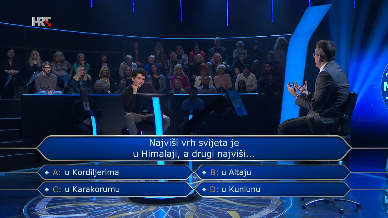 Jan Težak , Foto: Tko želi biti milijunaš?/HRT
