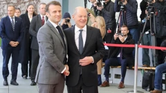 Olaf Scholz i Emmanuel Macron