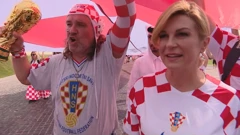 Kolinda Grabar-Kitarović u Kataru, Foto: HTV/HRT