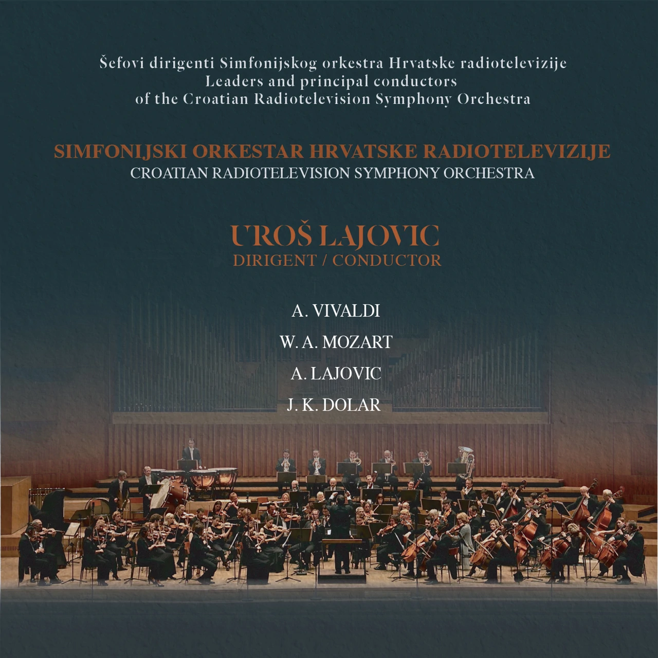 Uroš Lajovic i Simfonijski orkestar HRT-a: naslovnica
