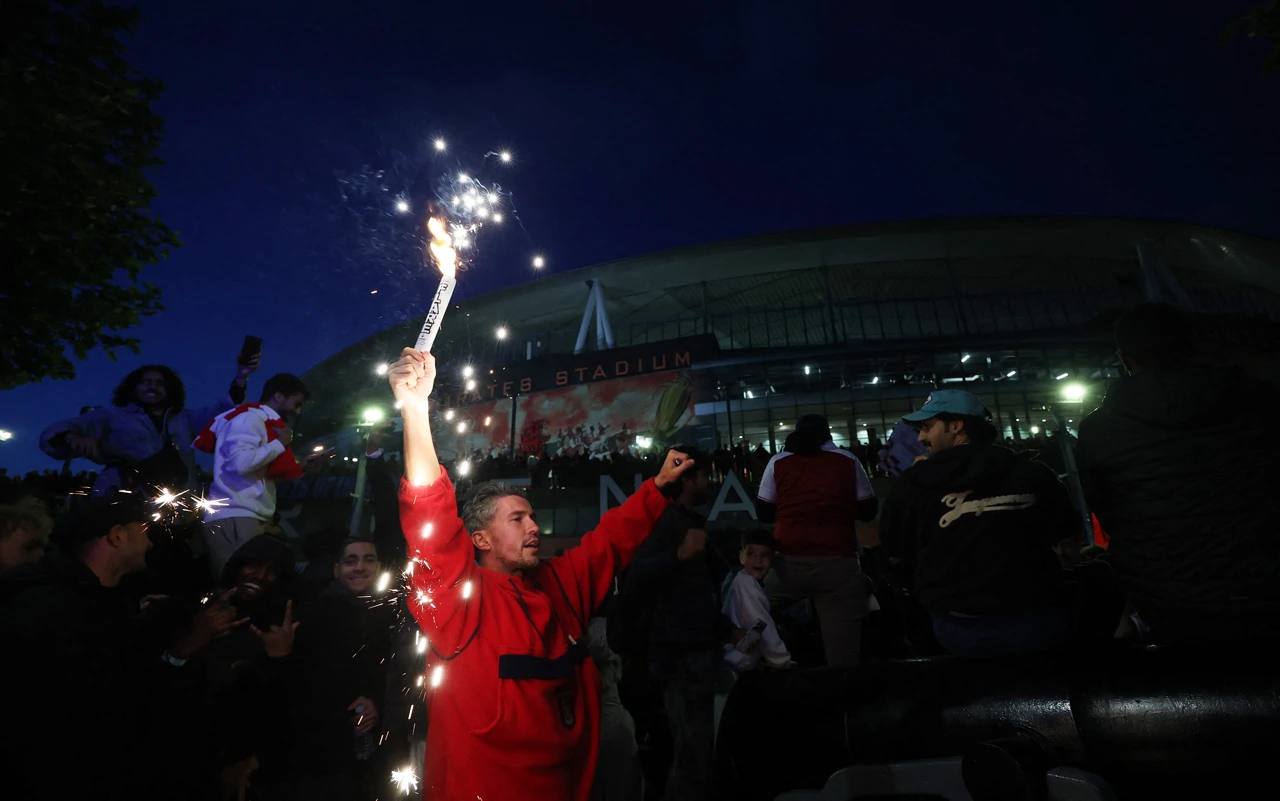 Slavlje navijača Arsenala, Foto: Andrew Boyers/REUTERS