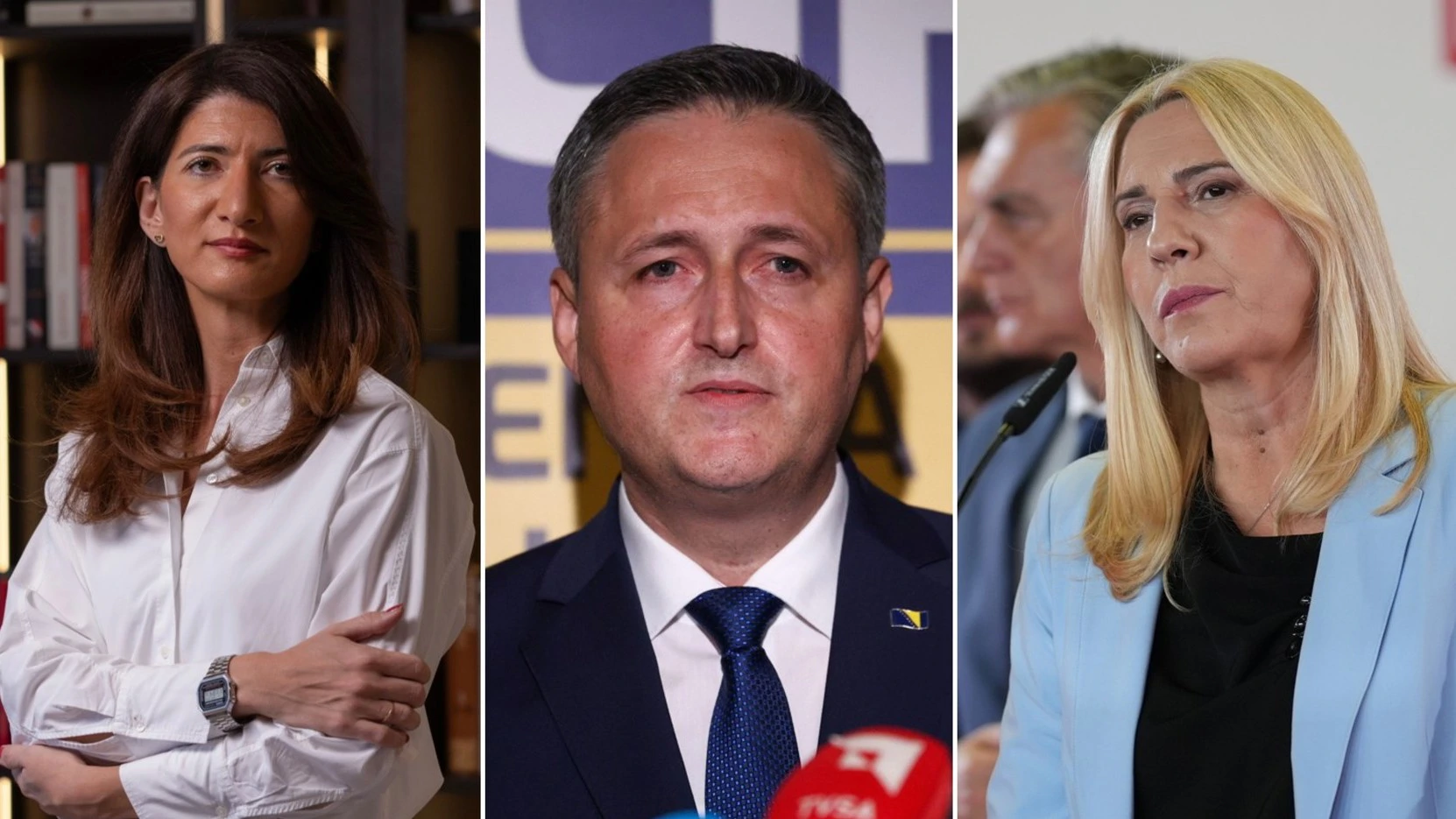 Darijana Filipović, Denis Bećirović, Željka Cvijanović