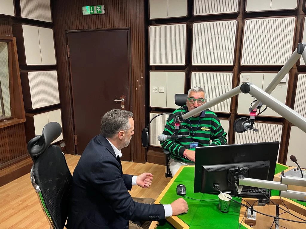 Srđan Fabijanac i predsjednik Hajduka - Lukša Jakobušić