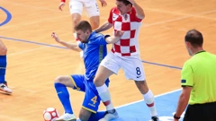 Hrvatska futsal reprezentacija protiv Ukrajine za odlazak na EP