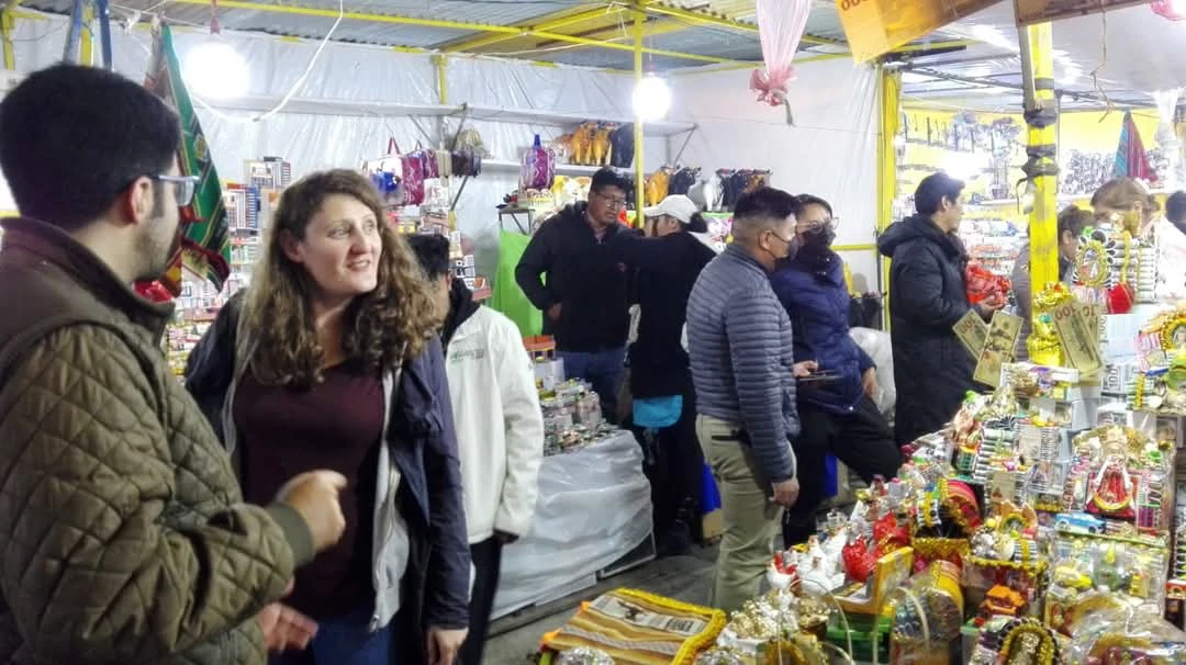 Comunidad croata el la feria de Alasitas, Foto: Carlos Rojas/-