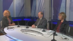 Gosti emisije Marinko Ogorec i Vesna Pusić