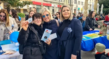 Preventivna akcija Stoma kluba Lige protiv raka Pula; Keti Glavaš i Ana Zenzerović