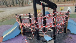 Spaljena dječja sprava u Maksimiru