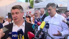 Predsjednik Milanović i premijer Plenković