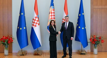 Albanska ministrica vanjskih poslova s predsjednikom RH