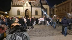 Zastupnici Možemo! zbog Turudića prosvjeduju na Markovom trgu