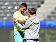 Joselu i Modrić uoči utakmice, Foto: Annegret Hilse/ REUTERS
