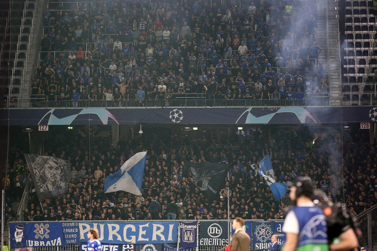 Dinamovi navijači, Foto:  Matija Habljak /PIXSELL