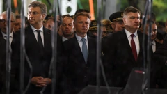 Andrej Plenković (lijevo), Gordan Jandroković (sredina), Zoran Milanović (desno)