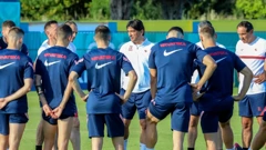 Trening hrvatske nogometne reprezentacije
