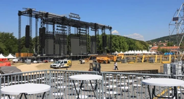 Pripreme za Thompsonov koncert u Sinju