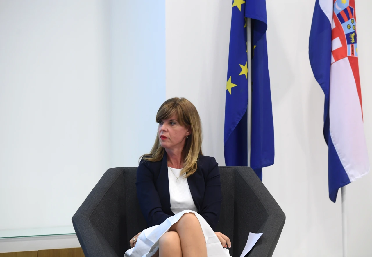 Biljana Borzan, hrvatska eurozastupnica na konferenciji "Od polja do stola", Foto:  Marko Lukunic/PIXSELL