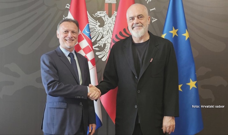Jandroković u službenom posjetu Albaniji, sastao se s Ramom