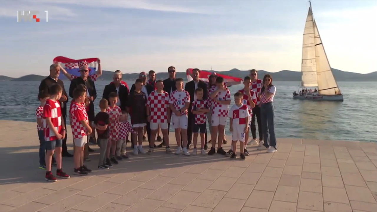 snimanje spota za "Neveru" - novu navijačku pjesmu, Foto: Kod nas doma/HRT