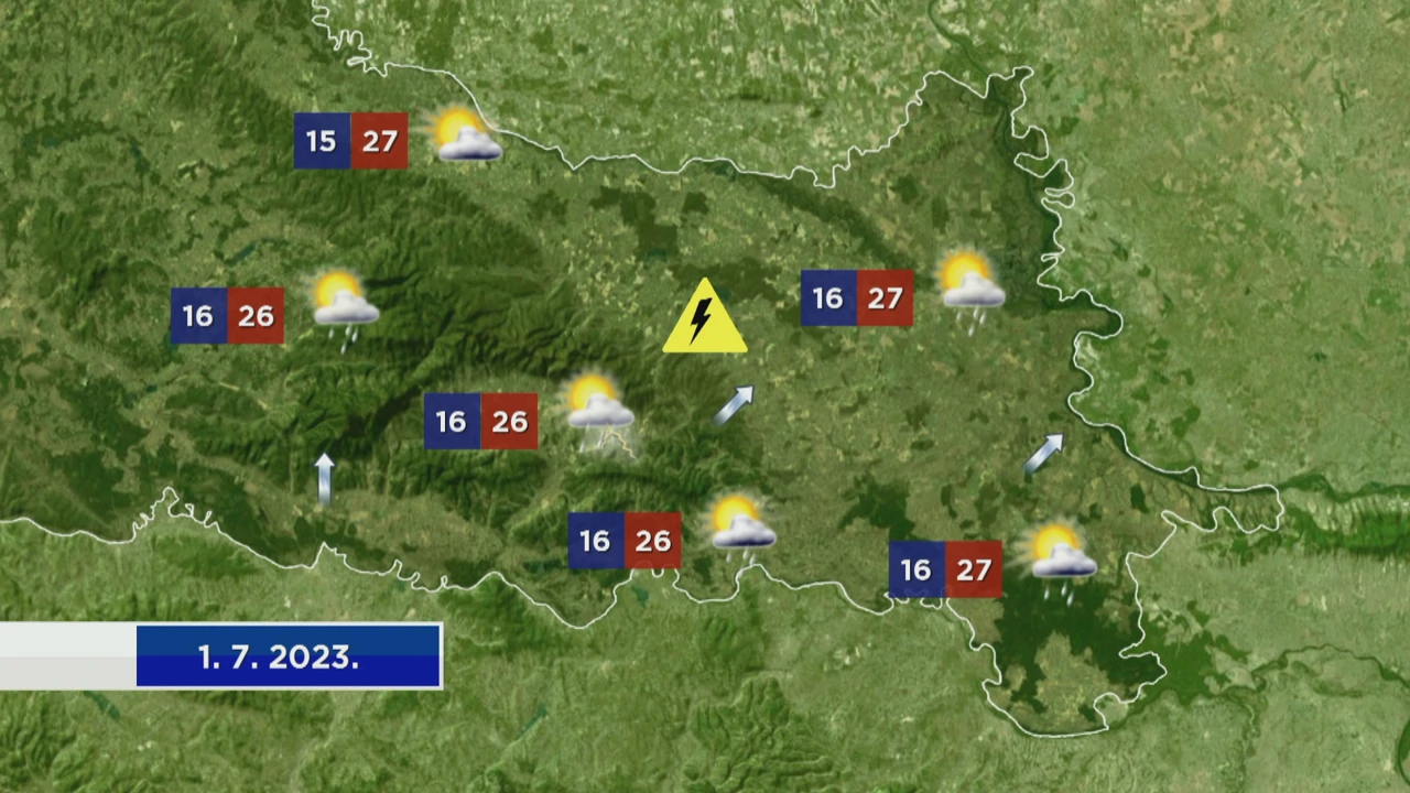 Vremenska prognoza , Foto: HTV/HRT