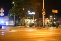 Policija osigurava mjesto tučnjave između navijača u Dubravi, Foto: Matija Habljak/PIXSELL