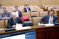 Božo Mikuš i Damir Vanđelić u prvom redu, Foto: Patrik Macek/PIXSELL