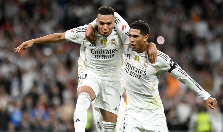 Kylian Mbappe i Jude Bellingham slave pogodak