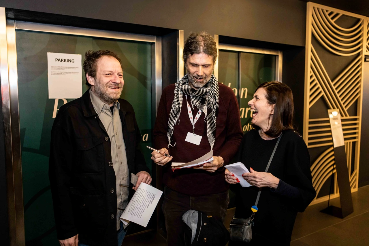 Žiri kratkih dokumentaraca_ Andrej Korovljev, Ivan Ramljak i Christine Camdessus