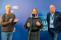 Zlatko Turkalj, Eliana Čandrlić Glibota i Zvonimir Jukica, Foto: Jelena Römer/HRT